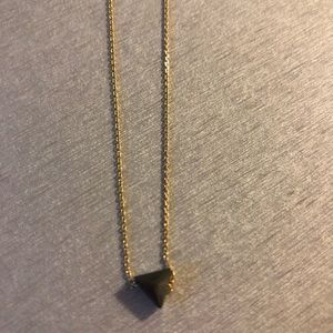 Black Precious Stone Necklace